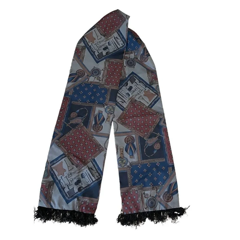 Equestrian  Horse theme gents evening scarf